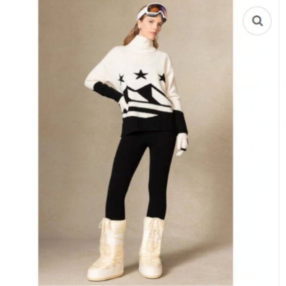 NakedCashmere Sweaters - NWT NakedCashmere Stella Star Graphic Turtleneck Cashmere Sweater